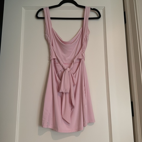 Tresser Clothing - Cowl Neck Backless Mini Dress - Picture 3 of 3